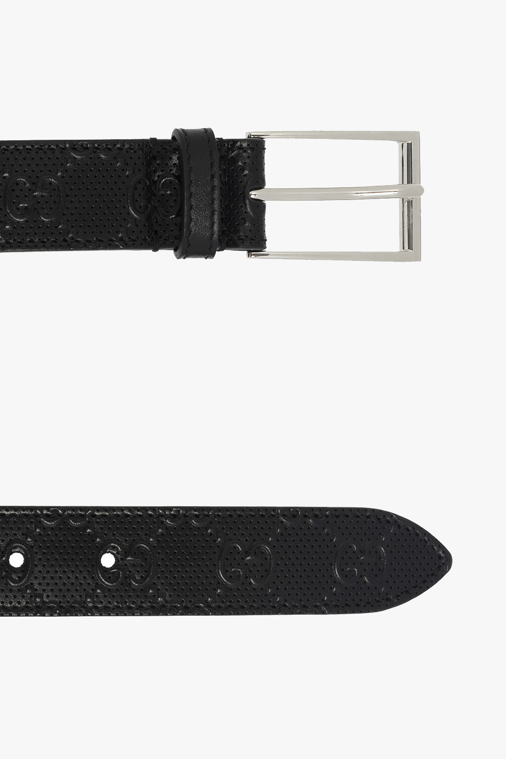 gucci antid Leather belt